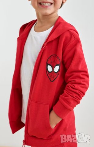 Суитшърт Spiderman на топ цена , снимка 2 - Детски анцузи и суичери - 42210042
