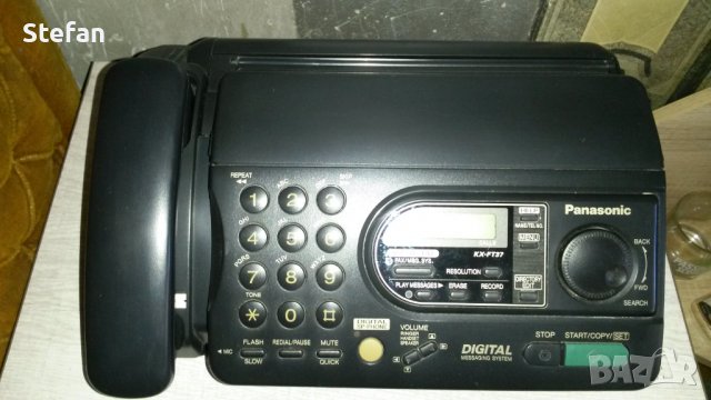 Факс "PANASONIC - KX-FT 37", снимка 4 - Друга електроника - 38406950