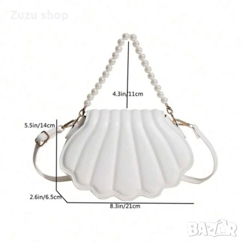 Дамска чанта мида, снимка 7 - Чанти - 51084365