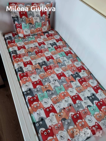 Детско спално бельо Ранфорс за кошара, снимка 14 - Спално бельо - 54247146