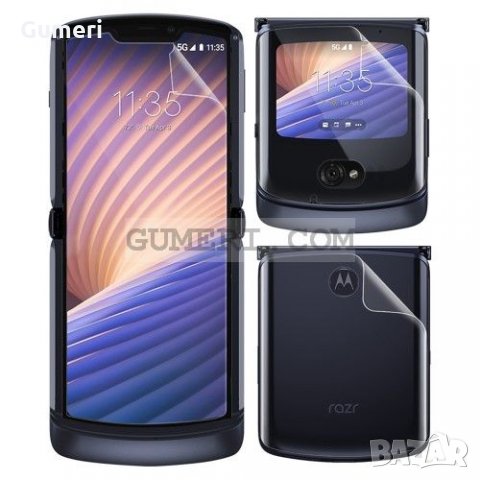 Motorola  Razr 5G Мек протектор хидрогел , снимка 2 - Фолия, протектори - 31498515
