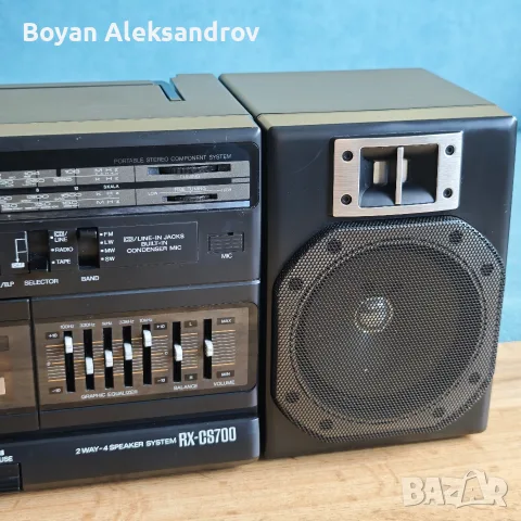 Стерео радиокасетофон Panasonic RX-CS700, снимка 6 - Радиокасетофони, транзистори - 56505563