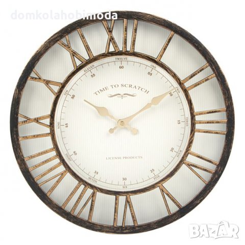 Стенен часовник, Декоративни цифри, Пластмаса,41 см, снимка 2 - Стенни часовници - 38575823
