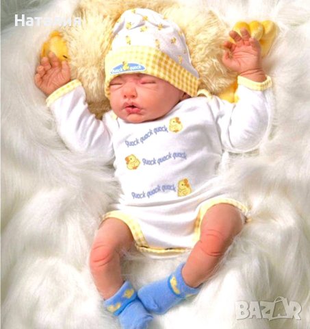 НОВА АМЕРИКАНСКА СИЛИКОНОВА Реалистична / Реборн кукла бебе / кукли бебета, снимка 3 - Кукли - 42676164