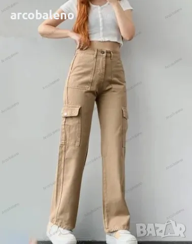 Универсални дамски ежедневни панталони със средна талия, 8цвята , снимка 15 - Панталони - 48278144