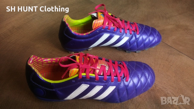 Adidas Adipure 11Pro AG Purple/White Размер EUR 42 / UK 8 бутонки естествена кожа 32-14-S