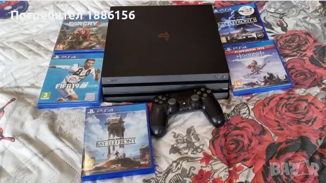 Playstation 4 pro перфектно състояние, снимка 4 - PlayStation конзоли - 56124727