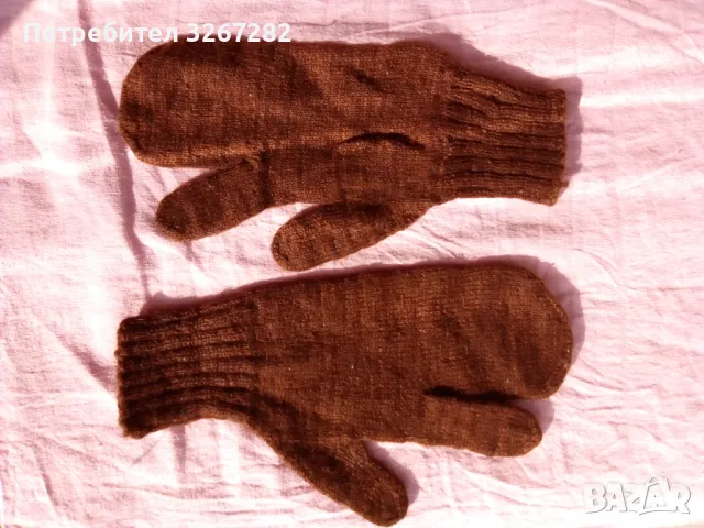 Ръкавици,Плетени,Вълна,Естествена,Ловджийски, снимка 6 - Екипировка - 47765202
