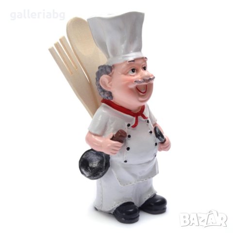 Поставка за прибори - готвач, снимка 2 - Арт сувенири - 40288344