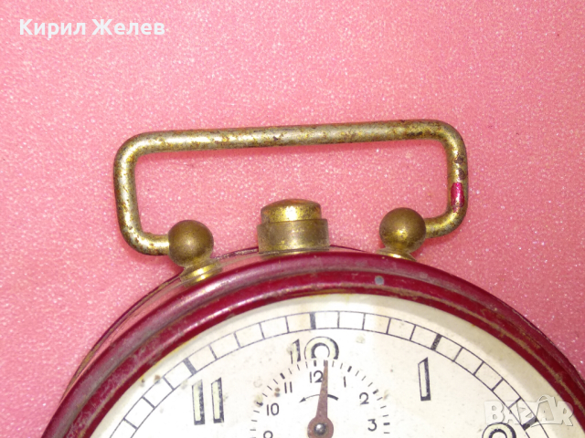 JUNGHANS MADE in GERMANY Стар КОЛЕКЦИОНЕРСКИ МЕХАНИЧЕН НЕМСКИ БУДИЛНИК от ЦАРСКО ВРЕМЕ ЮНГХАНС 43689, снимка 8 - Антикварни и старинни предмети - 44536207