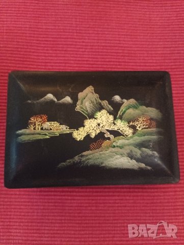 Две стари кутиики от меланин, за бижута, Китай. , снимка 6 - Антикварни и старинни предмети - 42839535