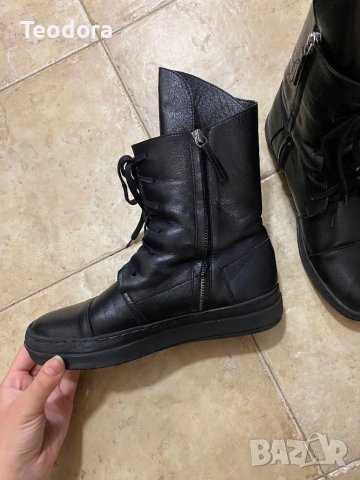 Боти от естествена кожа , снимка 2 - Дамски боти - 38815876