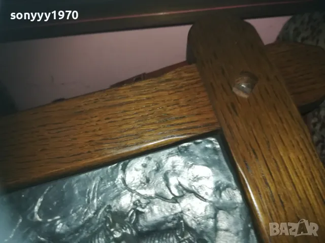 КАРТИНА МЕТАЛ ДЪРВО РЕЛЕФНА ОТ ГЕРМАНИЯ 2309241126, снимка 7 - Картини - 47327918