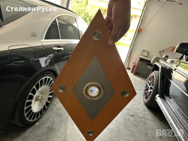 ромбовидна лампа за таван с луничка 12 волта цена 25 лв - 12 волта с трафче на Осрам -ромба е с разм