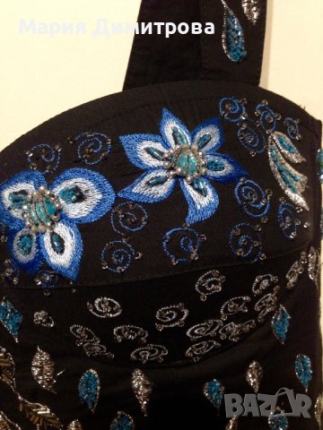 Модерно бюстие с камъни , снимка 3 - Корсети, бюстиета, топове - 38044829