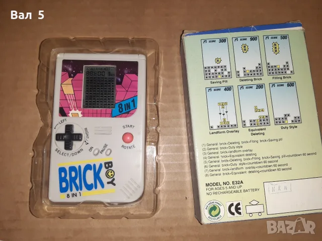 Стара електронна игра BRICK BOY 8 in 1, снимка 4 - Антикварни и старинни предмети - 56494787