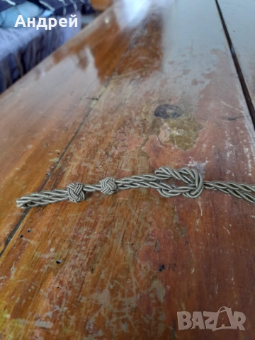 Стар шнур за фуражка, снимка 2 - Други ценни предмети - 53306266