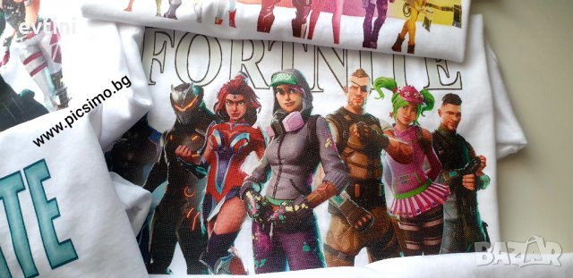 Детски тениски с ЩАМПА Пепа, Пес Патрул,Буба, Пламъчко, Масленка, Хари Потър, Fortnite, снимка 9 - Детски комплекти - 30800578