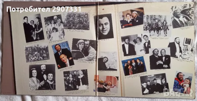 Грамофонна плоча Luciano Pavarotti "Les triumph de Pavarotti".1988. Decca. 2 дискове, снимка 4 - Грамофонни плочи - 49407362