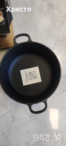 Чугунена тенджера Royal van Kempen & Begeer CC006516-001, 3.3L, 22см,, снимка 5 - Съдове за готвене - 51259757