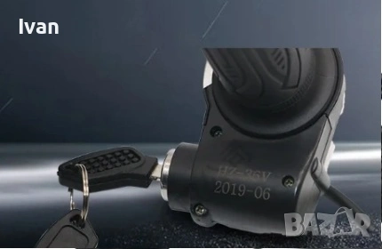 Ръчка за газ за скутер, масур,със дисплей и контактен ключ за 24/36/48 волта комплект, снимка 3 - Друга електроника - 53985480