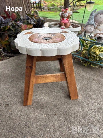 Столче /Табуретка от тиково дърво, снимка 11 - Декорация за дома - 40635580
