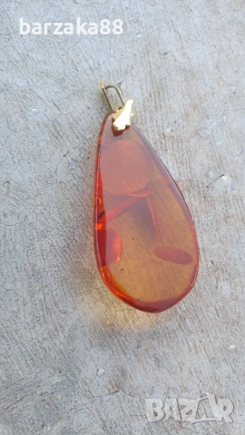 Кехлибарена висулка Кехлибар, снимка 4 - Колиета, медальони, синджири - 52209568