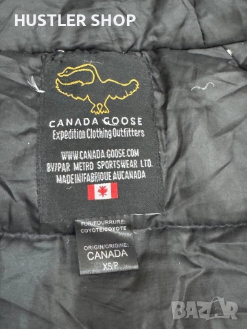 Дамско пухено яке CANADA GOOSE BOMBER JACKET.Размер XS, снимка 8 - Якета - 52655840