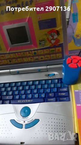 ЛАПТОП НА АНГЛИЙСКИ ЕЗИК С БАТЕРИИ , снимка 1