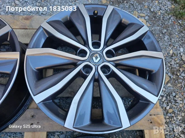 Лети джанти 19ки 5х114.3 Renault, снимка 7 - Гуми и джанти - 56273455