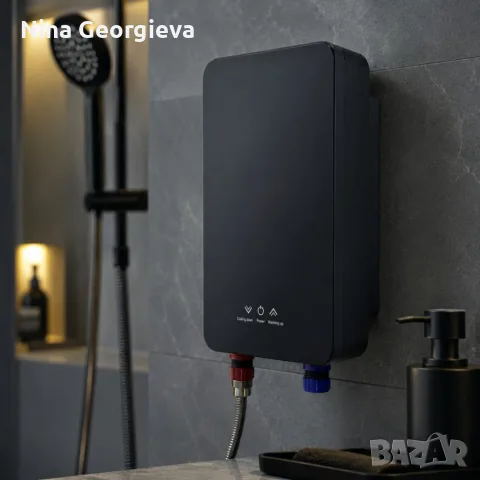 Термостатичен проточен бойлер 5500W с моментално загряване на водата за 3 секунди