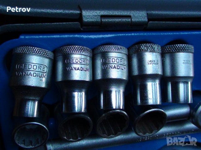 GEDORE - 1/2" PROFI Гедория !! новата версия !! вложки 10 - 32 mm !! ORIGINAL GEDORE GERMANY !!!!!, снимка 8 - Гедорета - 31157166