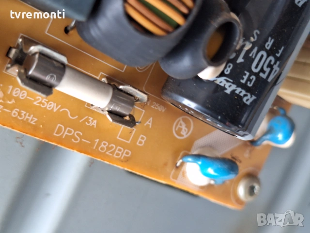 POWER SUPPLY BOARD DPS-182BP for, PHILIPS модел 32PFL7762D/05 32inc DISPLAY LC320WX1-SLB1, снимка 2 - Части и Платки - 53903979