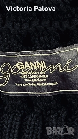 Лукс пуловер GANNI оригинал, снимка 4 - Блузи с дълъг ръкав и пуловери - 52437113