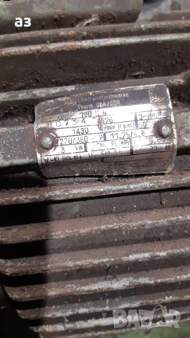 трифазен ел.мотор 3kw, снимка 2 - Електродвигатели - 53041940