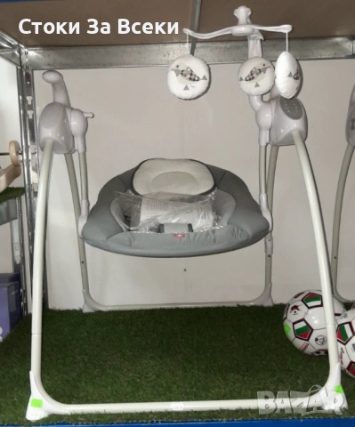 Електрическа бебешка люлка Zizito Hana с нежно люлеене, снимка 10 - Детски люлки - 53016307