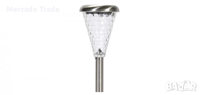 Соларна Led лампа с редуващи се цветове 27см 