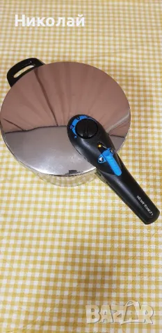 Тенджера под налягане 4,5л, снимка 2 - Съдове за готвене - 48671075