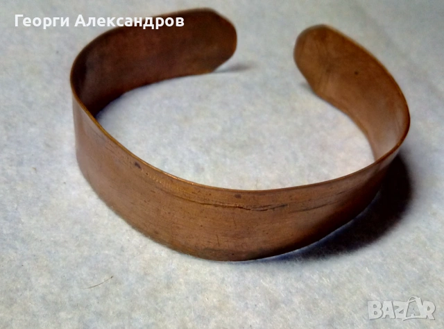 Стара МЕДНА ГРИВНА Ръчна Майсторска Изработка