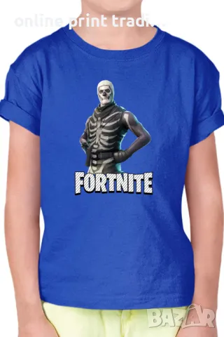 Детска тениска Фортнайт Fortnite Skull Trooper 02, снимка 6 - Детски тениски и потници - 48524404
