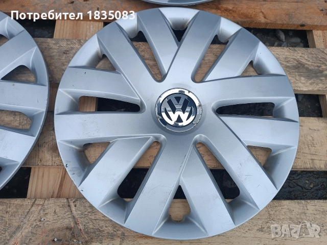 Оригинални тасове VW 15 цола, снимка 4 - Аксесоари и консумативи - 52902840