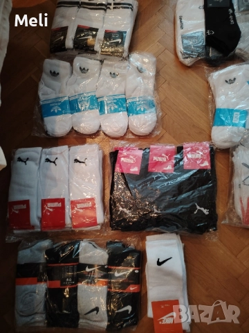 Adidas чорапи дълги и къси, снимка 9 - Дамски чорапи - 49030512