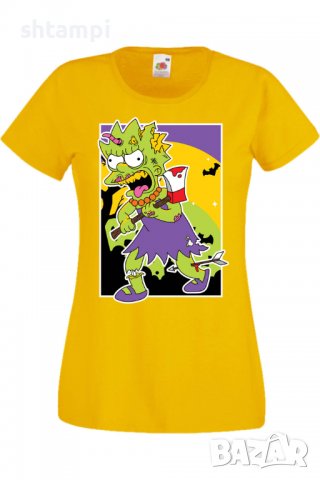 Дамска тениска The Simpsons Lisa Simpson 01,Halloween,Хелоуин,Празник,Забавление,Изненада,Обичаи,, снимка 10 - Тениски - 38154299