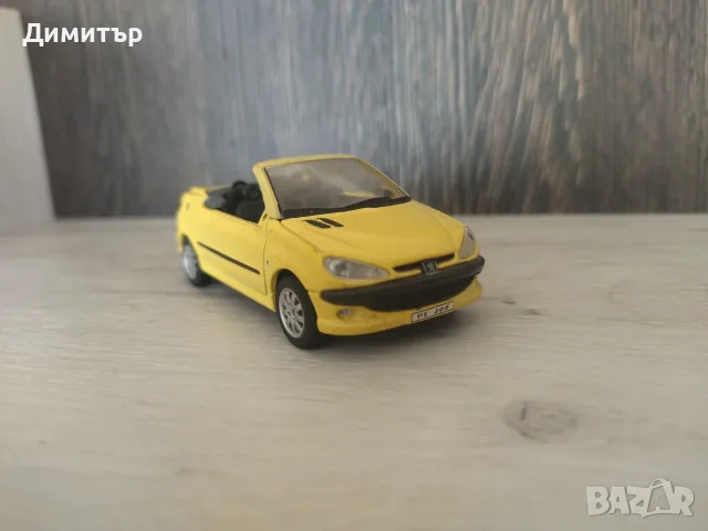 Метална количка Peugeot 206  !!!