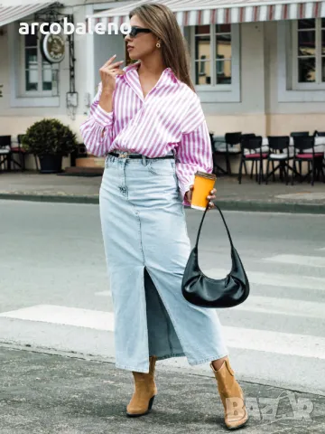 VIRTON Дамска дънкова пола