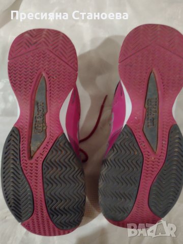 Дамски маратонки за тенис Wilson Rush-Evo Tennis Shoes, снимка 12 - Маратонки - 35449770