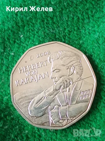 Колекционерска сребърна монета от 5 евро 2008 година Австрия 36169, снимка 2 - Нумизматика и бонистика - 56220447