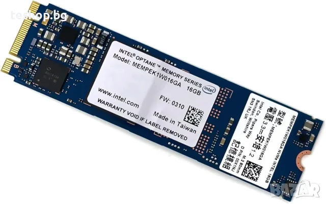 Модул памет Intel Optane 16 GB M.2 80 мм PCIe 3.0 20nm 3D Xpoint MEMPEK1W016GAXT