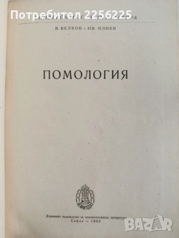 Помология 1958г, снимка 6 - Специализирана литература - 52678038