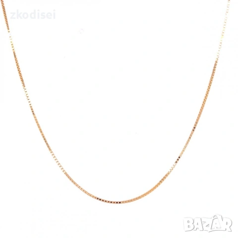 Златен синджир 2,25гр. 44,0см. 14кр. проба:585 модел:37730-5, снимка 2 - Колиета, медальони, синджири - 54121398